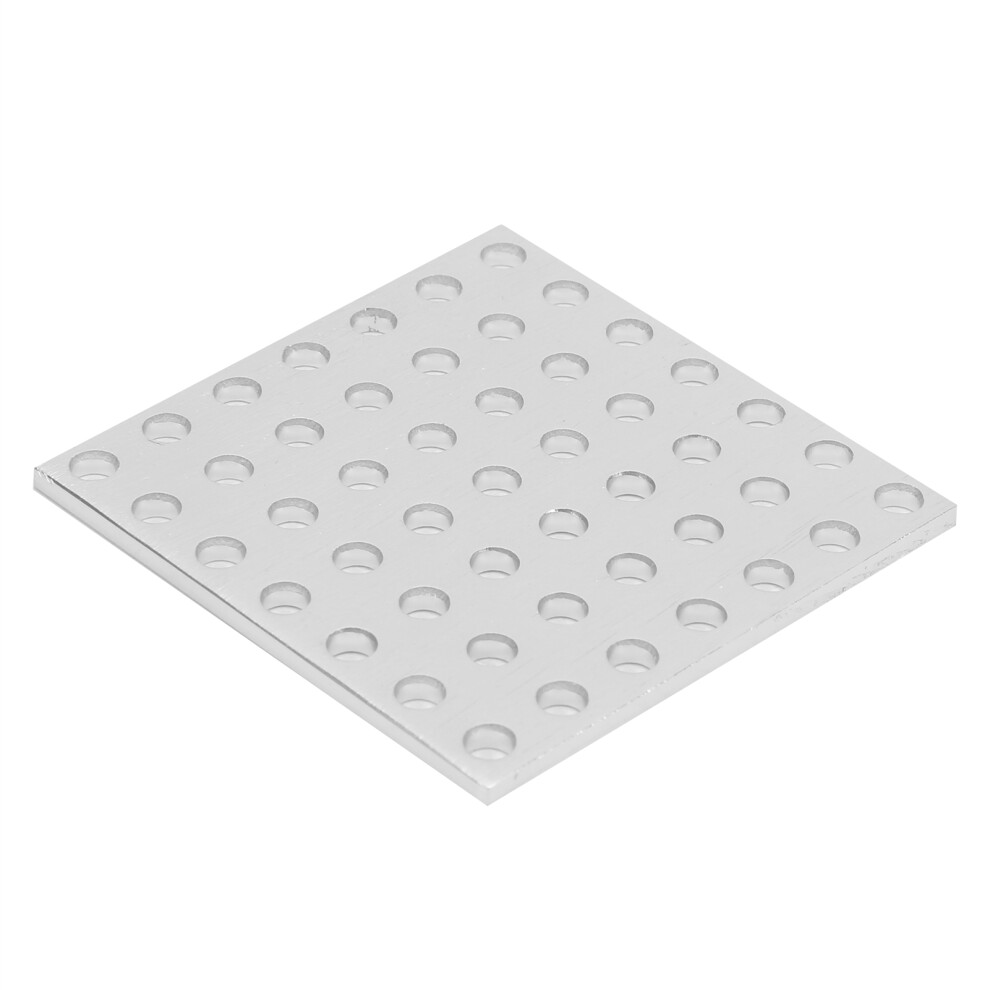 3116Â0056Â0056 Aluminum Grid Plate Board With Excellent Strength To Weight Ratio 7 X 7 Holes 4241323090156