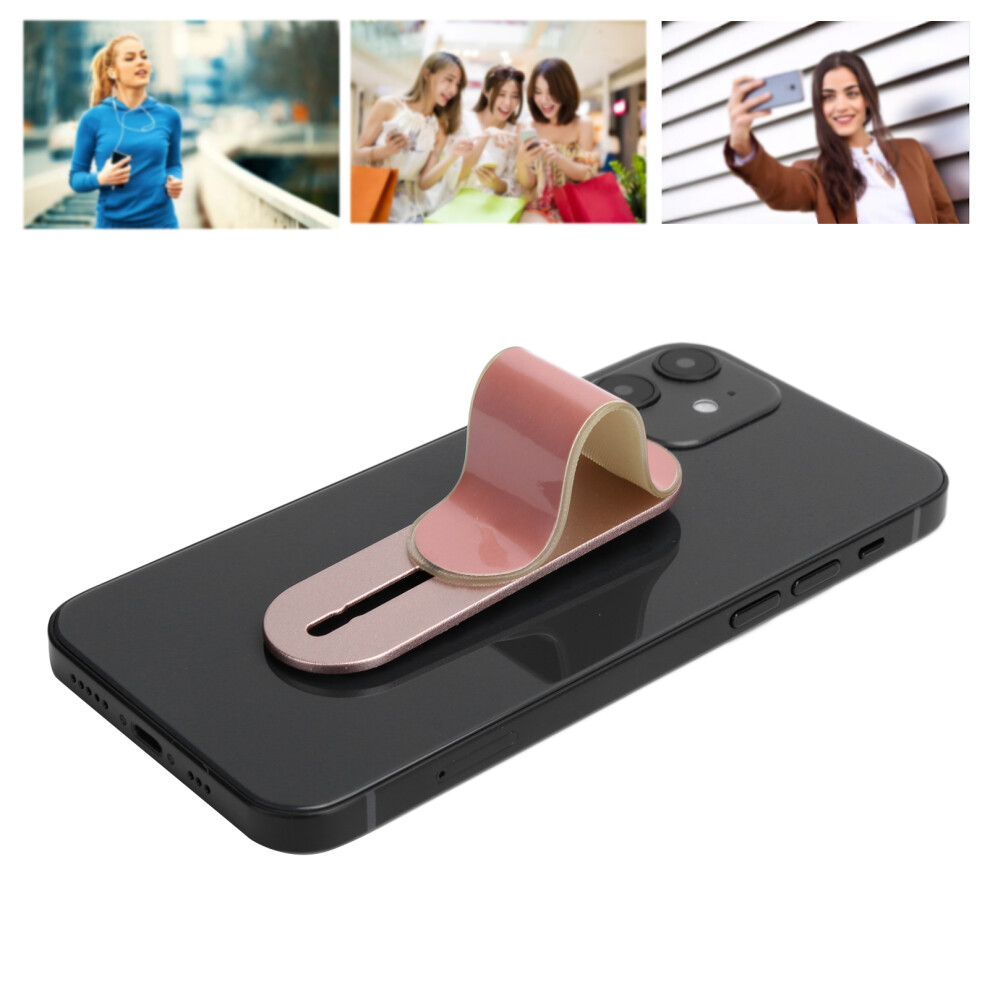 MOMO STICK Smartphones Stand and Strap Finger Holder Stickiness 3âGear Adjustable ABS Pink-image-OPC-PHW52NT-NEW