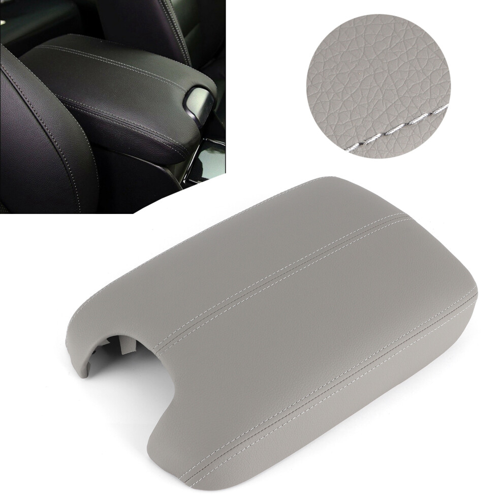 Center Console Lid Armrest Cover Trim Direct Replacement Fit For Honda Accord 2008 Â 2012Gray 4341323090689