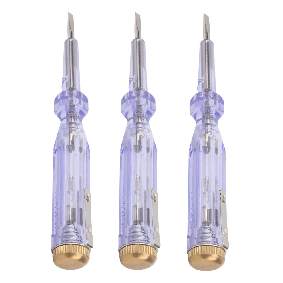 3Pcs Electric Pen Voltage Test Pencil Sensitivity Detect Tools Ang43 Ac 100250V 7691323092839