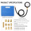 VT01052 12pcs Engine Oil Pressure Tester Diagnostic Testing Tool Cylinder Gauge Utility Testing Tool 4