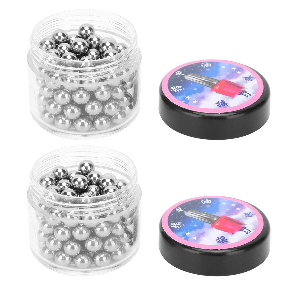 200Pcs Nail Polish Shaker Beads 304 Stainless Steel Ball AntiAcid Hand Tools 3/16