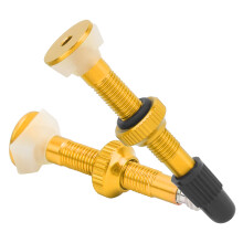 Aluminiumlegierung Tubeless Presta-Ventilständer-Set 40 mm für Mountain- und Rennräder