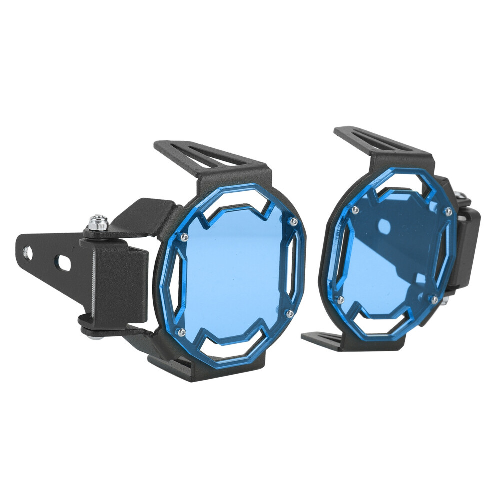 Motocycle Fog Guard Protective Cover Led Lamp Protector Fit For R1200gs/R1250gs Adventure Lcblue Light 9471323100134