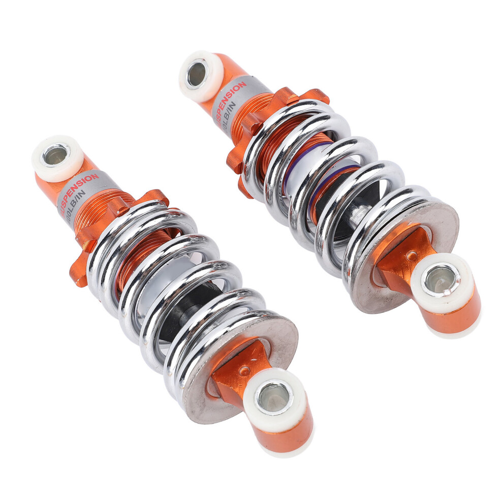 2Pcs 125Mm Shock Absorber 400Lbs Adjustable Damping Stainless Steel Springs Shock Damper For Motorcycles Electric Scooters 9361323101180