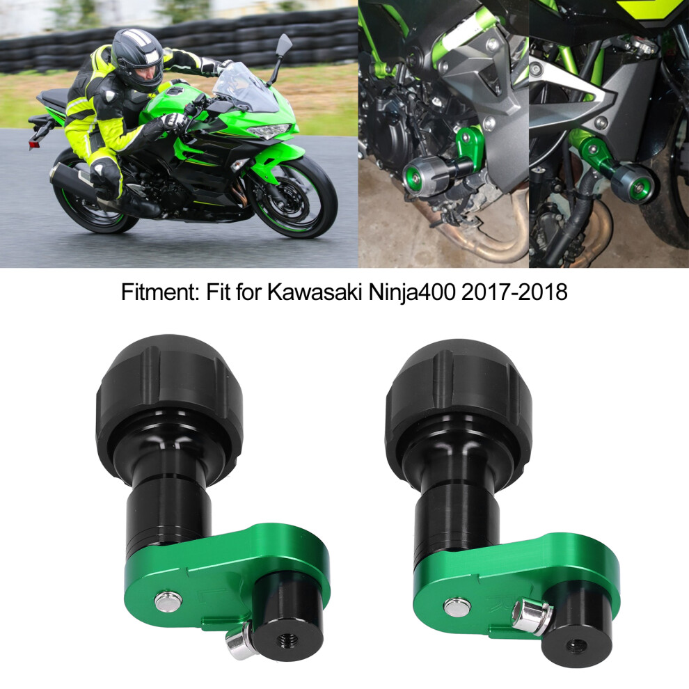 Motorcycle Frame Sliders Side Guard Bar Anticollision Protector Fit For Kawasaki Ninja400 1718 6931323104561
