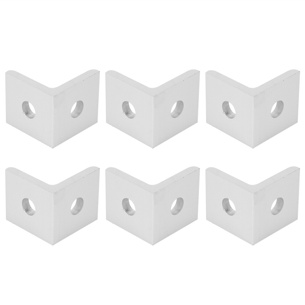 10Pcs Aluminum Angle Corner Bracket Fixed L Shape 90 Connector Industrial Supplies4040-2 Hole 3501323107577