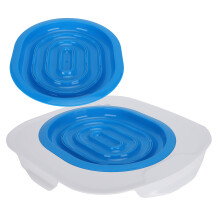 Katzenklo Trainer Set aus Plastik, Sicherheitsgeprüft, ungiftig, Schritt-für-Schritt-System