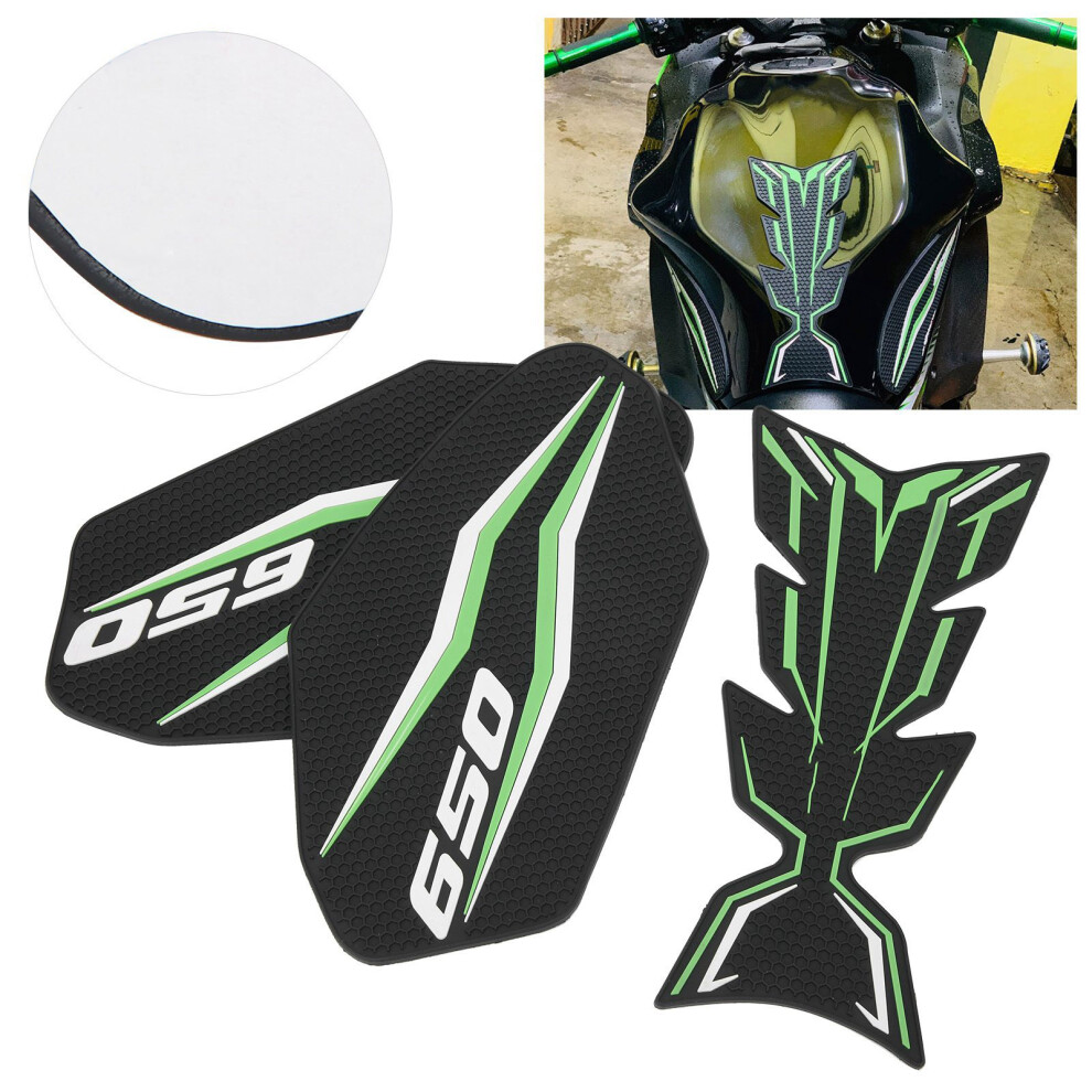 Gas Fuel Tank Pad Motorcycle Protection Sticker Fit For Kawasaki Z650/Ninja 650 2017Â2021 5061323109943