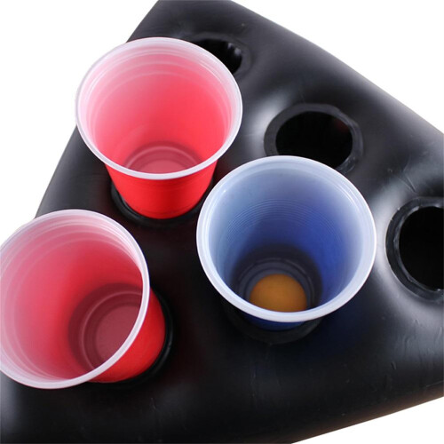 Inflatable Beer Pong Triangle Throwing Game Toy 2