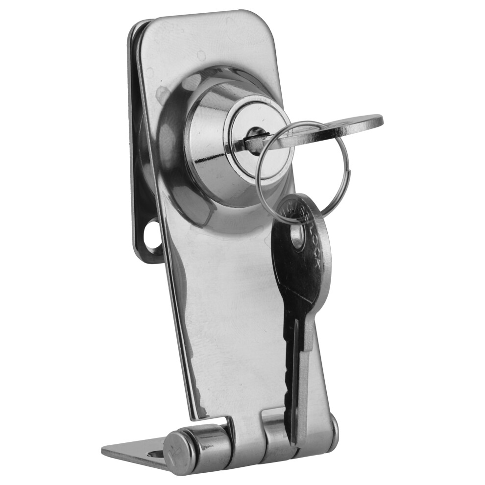 Keyed Hasp Locks Stainless Steel Locking Hasp Latch For Boat Yacht Fishing Marine Accessory 6901323111012