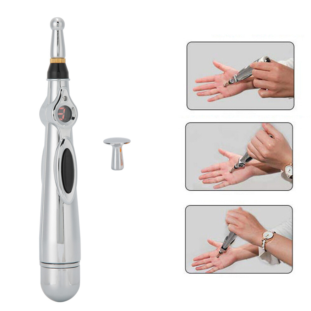 Electric Acupuncture Pen Pain Relief Acupoint Stimulation Meridians Therapy Massage Pen