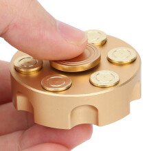 Mini Kupfer-Fingergyroskop-Spielzeug – 5x5x2cm, abnehmbare rotierende Kugeln für Kinder & Erwachsene