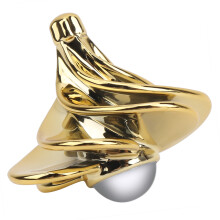 Aerodynamisches Gyroskop-Spielzeug – Stressabbau Winddreher für Kinder, 4,5 cm, Gold