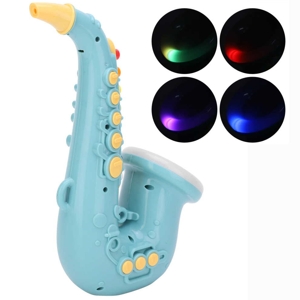 Saxophone Simulation Instrument Musical Toys Educational Children Kids Toy GiftBlue