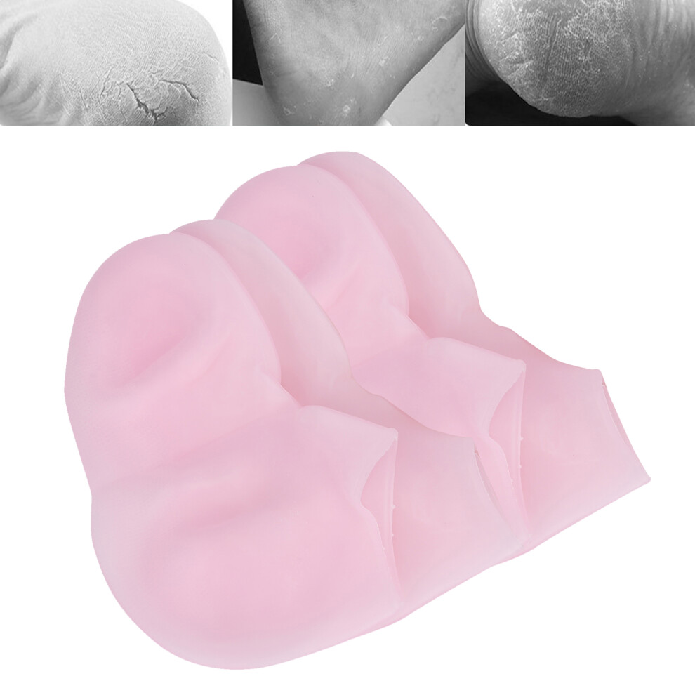 Foot Care Socks Moisturizing Exfoliating AntiCracking Socks Soften Skin Pedicure Socks(L(39-41) )