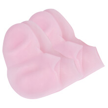Feuchtigkeitsgelnde Peeling-Fußsocken XL Rosa 42-44 Weichmachende Pediküre