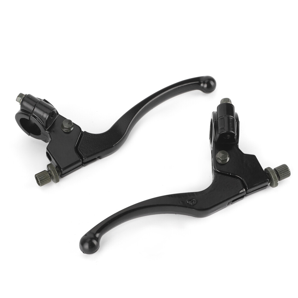 Pair Universal Motorcycle Clutch Levers Drum Brake Handle For Dirt Bike Atv With 22Mm Handlebar 3191323117371