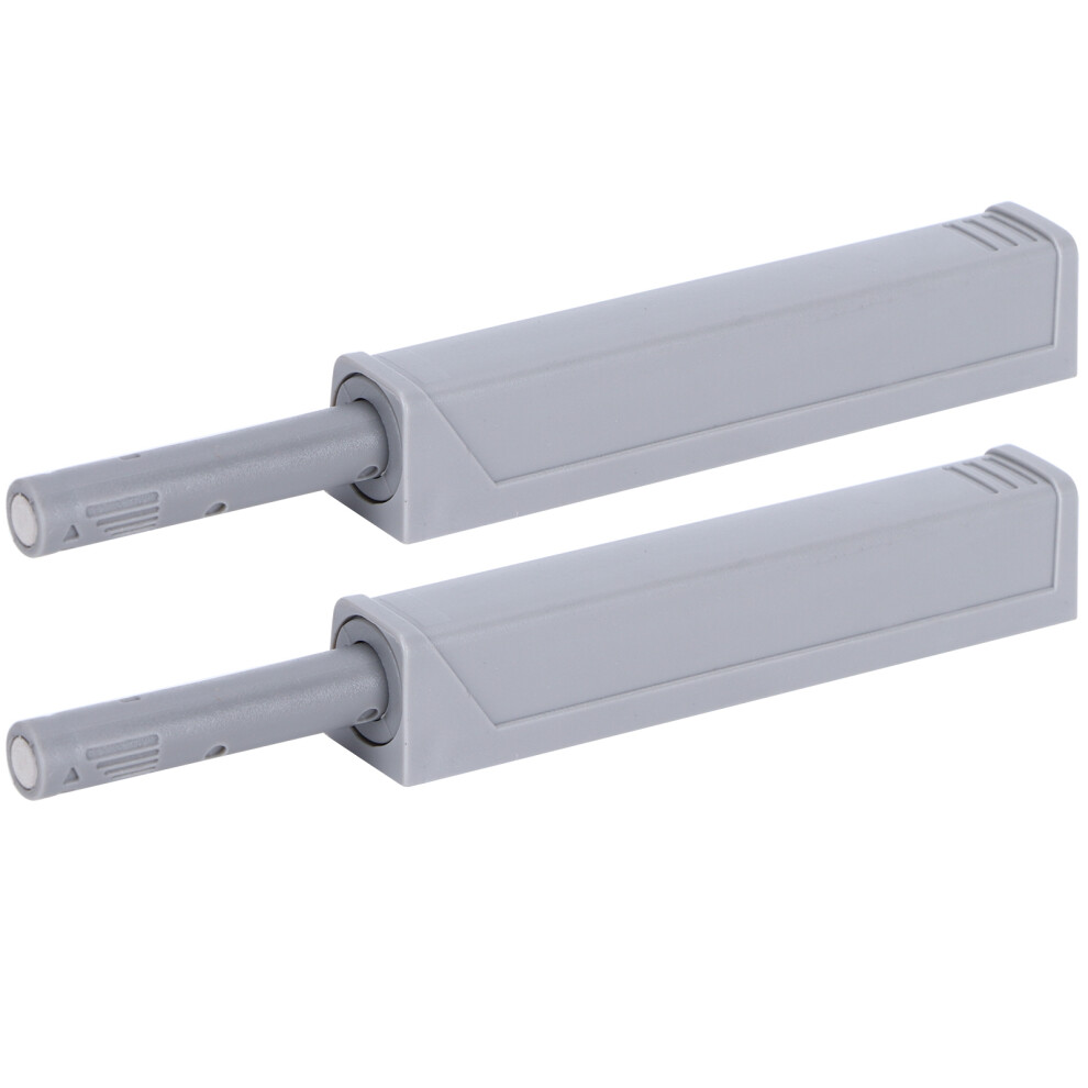 2 Set Magnetic Push Latches Drawer Damper Door Latches Push to Open System Buffer for Cabinet