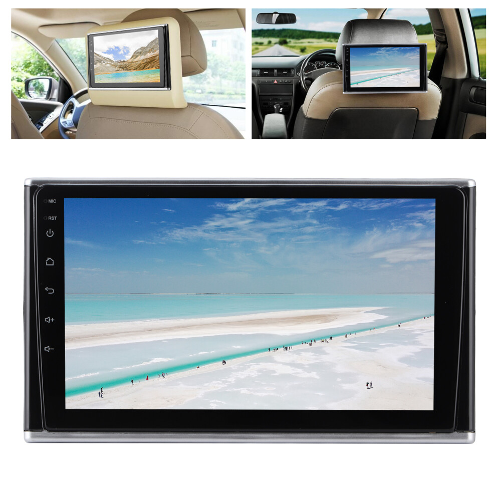 9in HD LED Display Car Headrest Monitor Bluetooth MP5 Player Multimedia Audio Video Radio Playing Universal