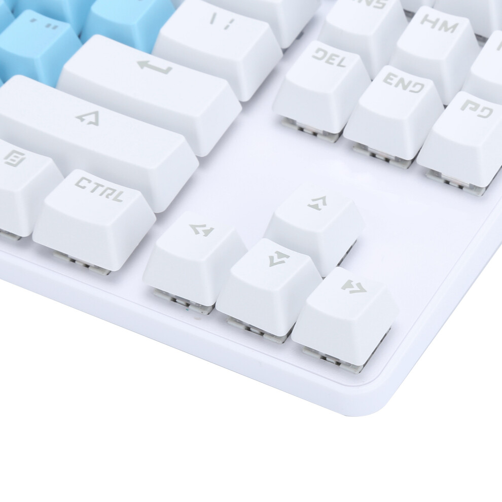 87 Keys Computer Keyboard Mixed Mechanical Computer Peripherals For Desktop Laptop K100style 1 Light 8701323119852