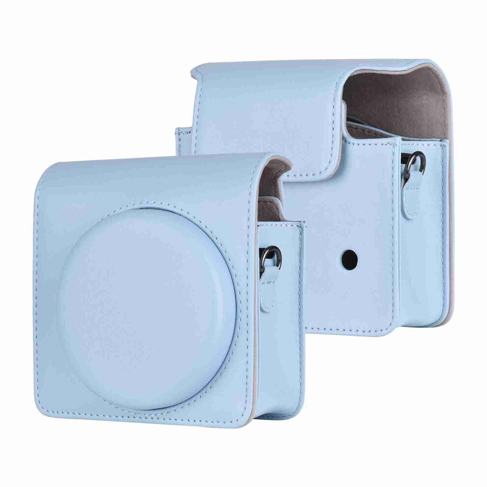 Portable Instant Camera Case Carry Bag Pu Leather With Shoulder Strap Compatible With Fuji Square Sq1 Instant Camera 9481323124580
