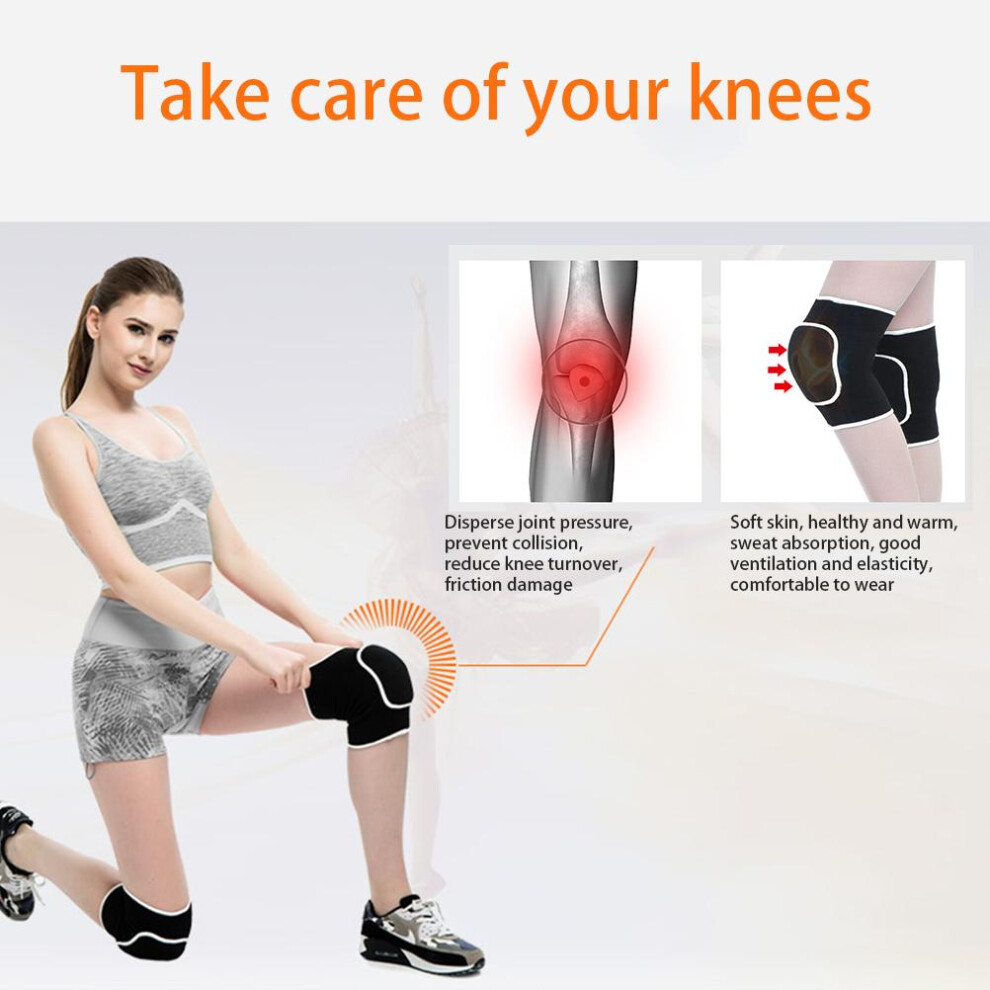 1 Pair Sports Knee Pads Sponge Knee Protectors For Dancing Running Cycling Yoga Protective Knee Pads 4601323124730
