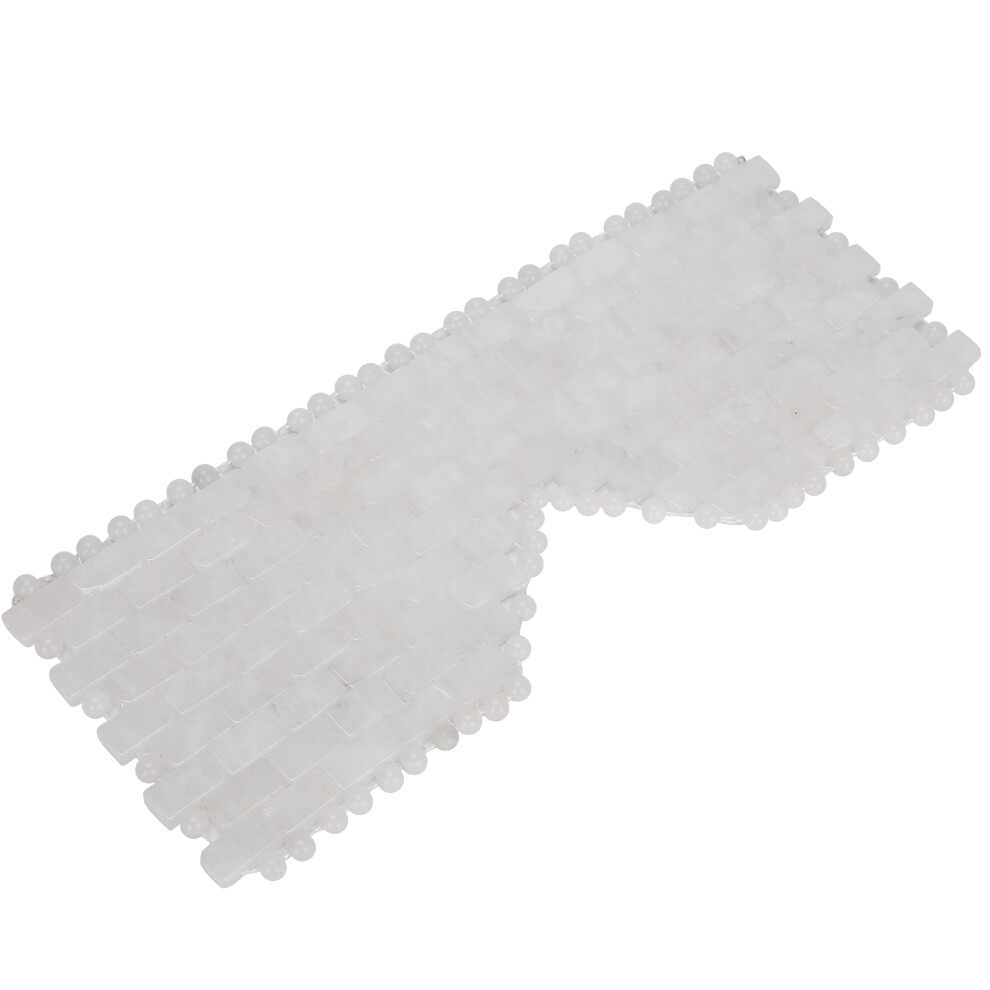 Dark Eye Relax Mask Face Massager Natural Jadestone Reduce Circle Stone Sleeping Care Toolwhite Jadestone