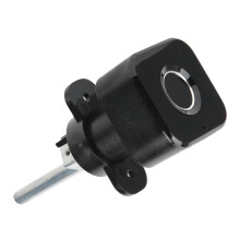 Intelligent Fingerprint Lock USB Charging Anti Theft Security Lock for Home Office Drawer File Cabinet(Left Opening )