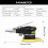 Pneumatic Sander Low Noise Small Detail Pneumatic Sander with Comfortable Rubber Handle 2