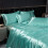Luxury Silk 4-Piece Bedding Set with Printed Dyeing1.5m bed sheet four piece set 2
