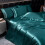 Luxury Silk 4-Piece Bedding Set with Printed Dyeing2.0m bed sheet four piece set 2