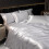 Luxury Silk 4-Piece Bedding Set with Printed Dyeing1.8m bed sheet four piece set 2