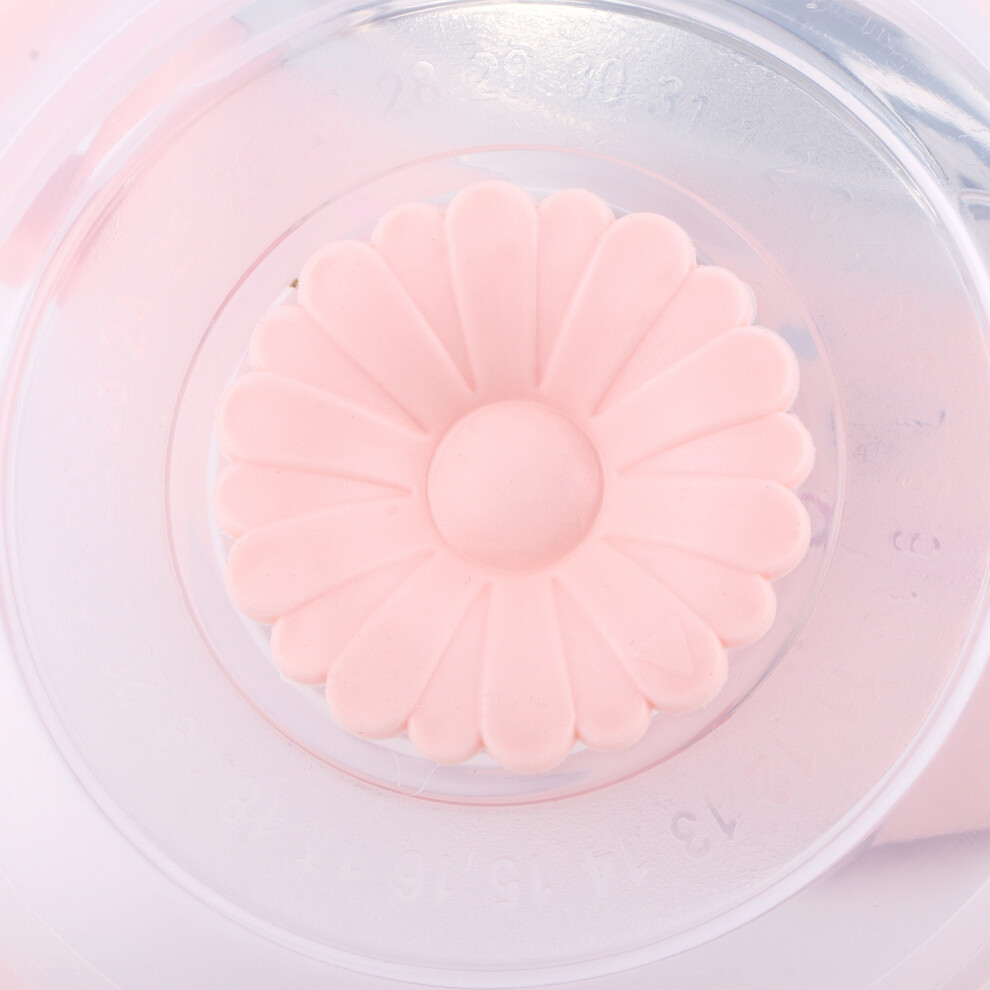 Baby Children Bowl Cartoon 304 Stainless Steel Rice Feeding Bowl with Lid TablewarePink