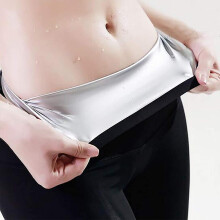 2 in 1 Women Sauna Pants for Workout Weight Loss Slimming Pants Training Tights Sauna Sweatpants