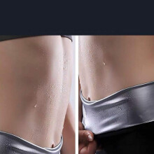 2 in 1 Women Sauna Pants for Workout Weight Loss Slimming Pants Training Tights Sauna Sweatpants