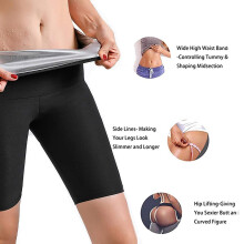 2 in 1 Women Sauna Pants for Workout Weight Loss Slimming Pants Training Tights Sauna Sweatpants