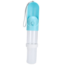 Wasserflasche für Haustiere, faltbar für Katzen & Hunde, 65x180mm, Blau