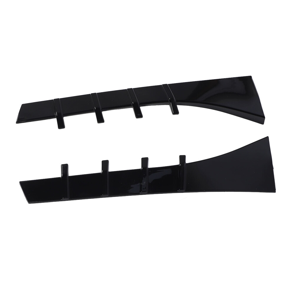 Pair Of Rear Window Side Spoiler Sporty Look Back Window Side Wing Trim For 5 Series F11 Touring 2011-2017 Gloss Black 6931323131734