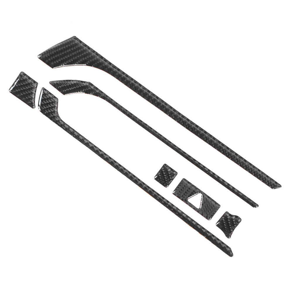 7Pcs/Set Navigation Panel Trim Central Control Air Vent Decor Carbon Fiber Fit For Mazda Mx-5 Nd/Roadster Nd 16-20Rhd 8301323133829