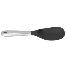 Stainless Steel Silicone Rice Spoon Non Stick Pan Rice Serving Spoon with Hanging Hole Kitchen Tool