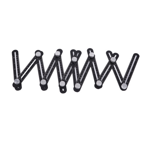 Hole Locator Steel Multi Angle Measuring Ruler Portable Universal Wall Floor Tiles Drill Guide Tool 2