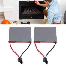 2Pcs Fireplace Fan Power Generation Sheet Heat Powered Wood Stove Fan Replacement Repair 227 Heat Resistant