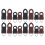 Universal Detachable Zipper Pull Tag Kit Alloy Rubber Fixer Puller Tab Replacement for Bag Backpack Cloth Jacket 2