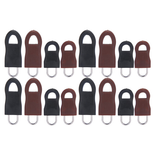 Universal Detachable Zipper Pull Tag Kit Alloy Rubber Fixer Puller Tab Replacement for Bag Backpack Cloth Jacket 1