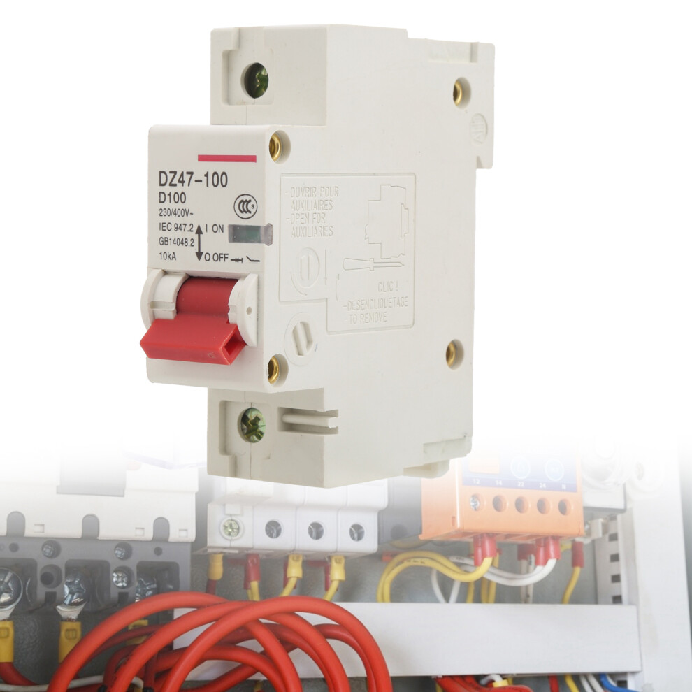 Dz47-100 1P D80~100A Miniature Circuit Breaker Household Air Switch D Type Air Switch 6921323141376