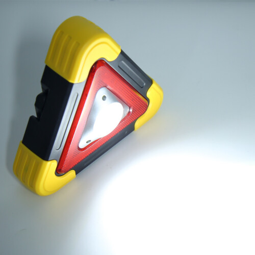 Warntafel mit Warnblinkanlage, 2000mAh wiederaufladbare Arbeitslampe, Sicherheitsblitzlicht 2
