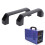 2pcs 8.5mm Nylon Plastic Pull Handle Machine Tool Industrial Equipment Handle Grip150mm / 5.9in 16