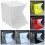 20CM Soft Light Photography Box Portable Folding Lighting Softbox with 6 Color Backdrops 14