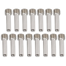 15Pcs M4 Hex Screw Set Stainless Steel Headless Fasteners for RC Car Models Silver11.3mm